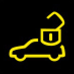 Audi Dashboard Warning Lights - Drivers Door - Yellow