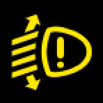 Audi Dashboard Warning Lights - Headlight range control system - Yellow
