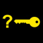 Audi Dashboard Warning Lights - Remote control key - Yellow
