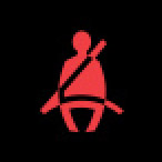 Audi Dashboard Warning Lights - Safety belt - Red