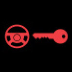 Audi Dashboard Warning Lights - Steering lock - Red