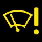 Audi Dashboard Warning Lights - Windshield wipers - Yellow