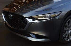 grille of silver mazda3