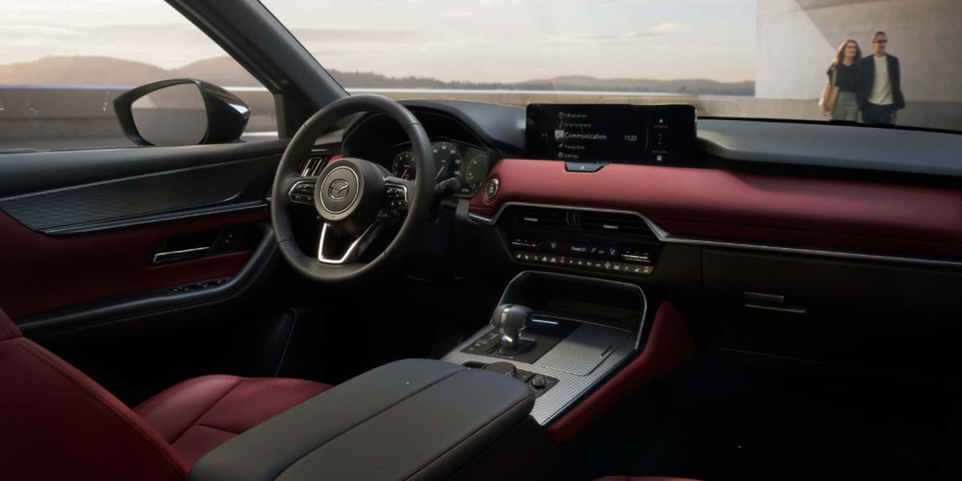 2026 MAZDA CX-70 Steering Wheel and Dashboard