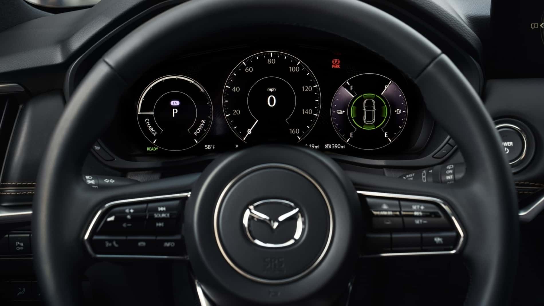 2026 MAZDA CX-90 12.3-inch LCD Meter Display