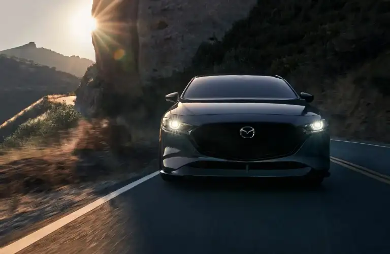 front view of the 2021 Mazda3 2.5 Turbo