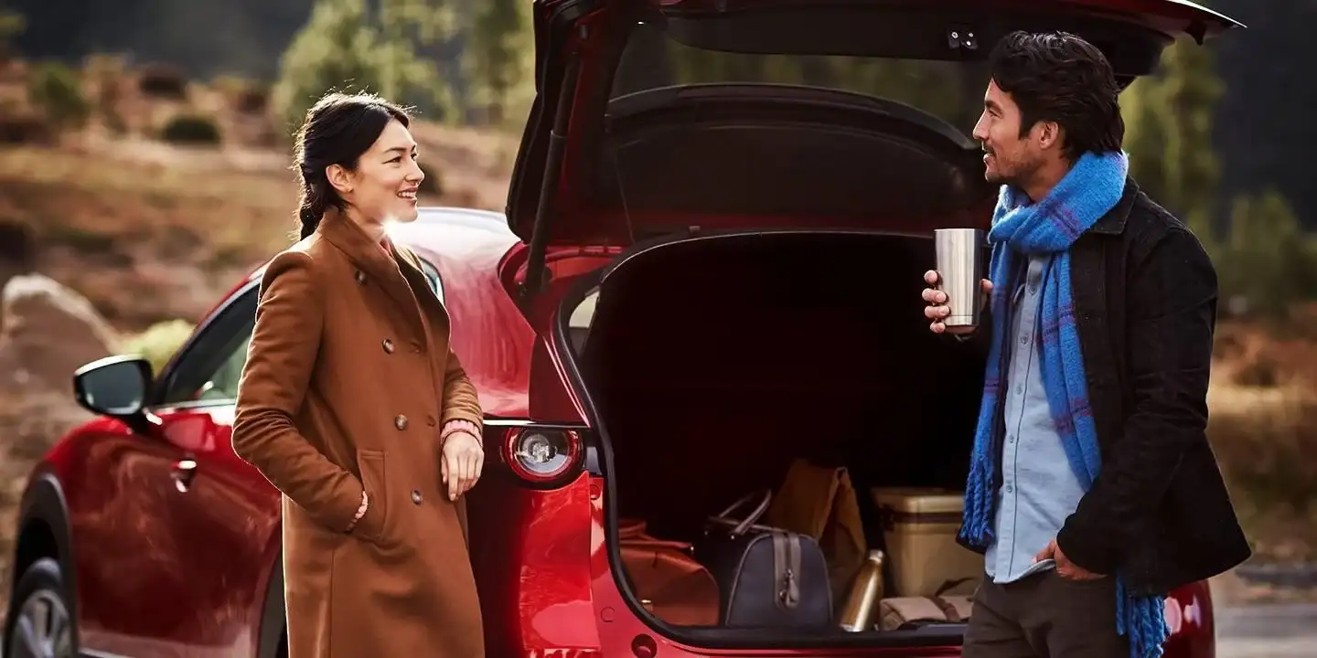 rear cargo space in the 2020 Mazda CX-30