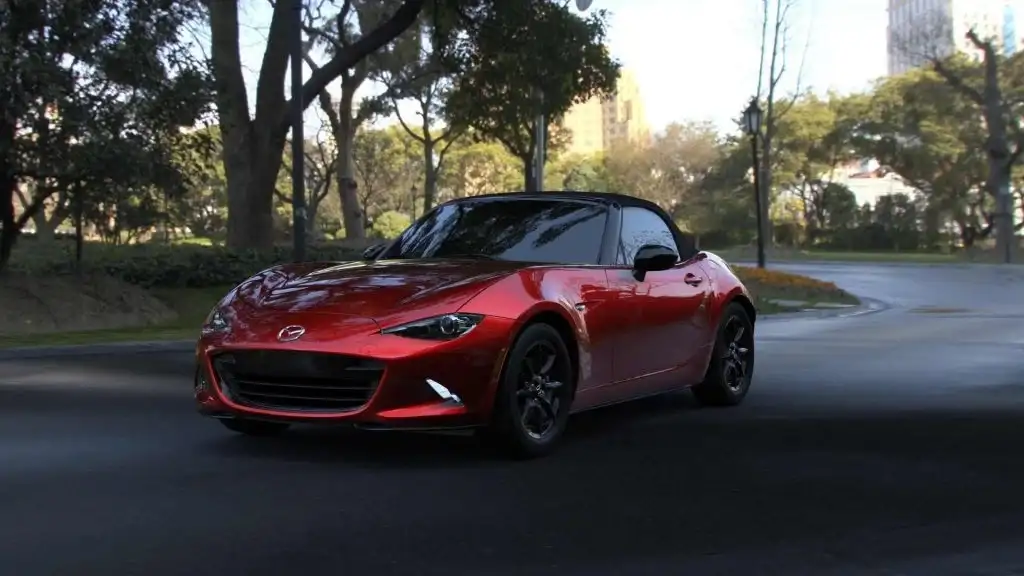 2021 Mazda MX-5 Miata in soul red crystal