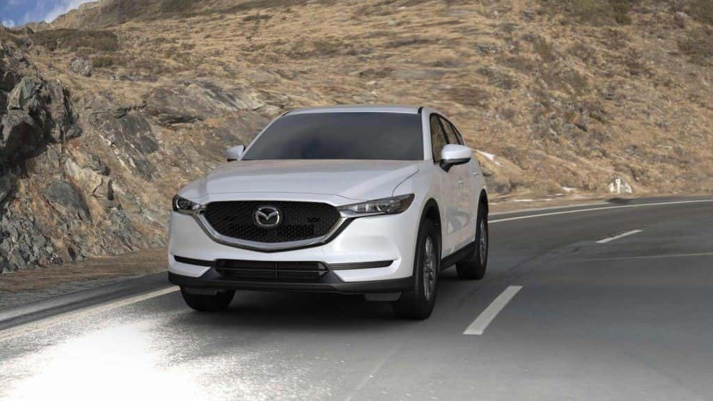 2021 Mazda CX-5 in Snowflake White Pearl