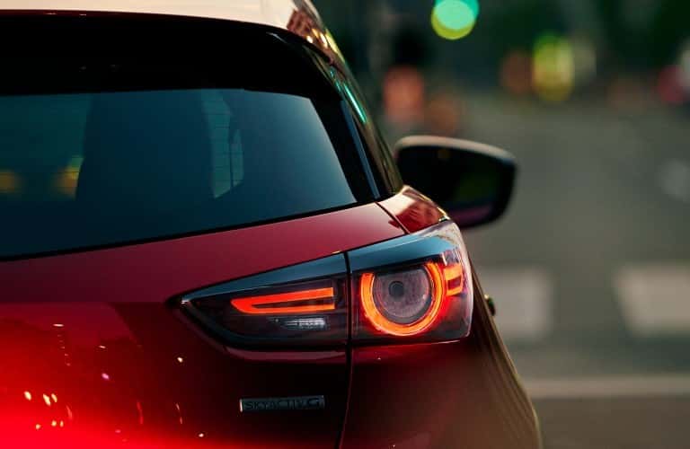 rear of the 2021 Mazda CX-3 