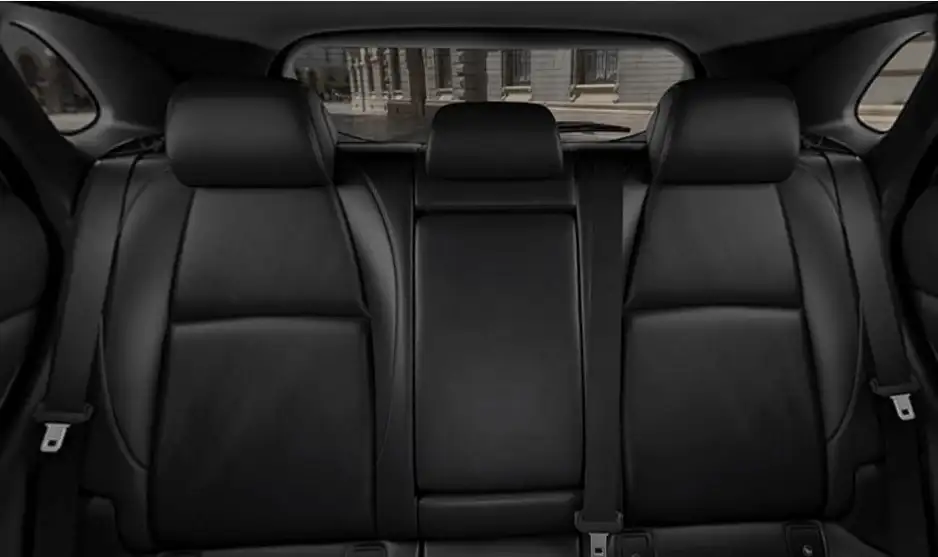 2021 Mazda CX-30 interior in black leatherette in the perferred