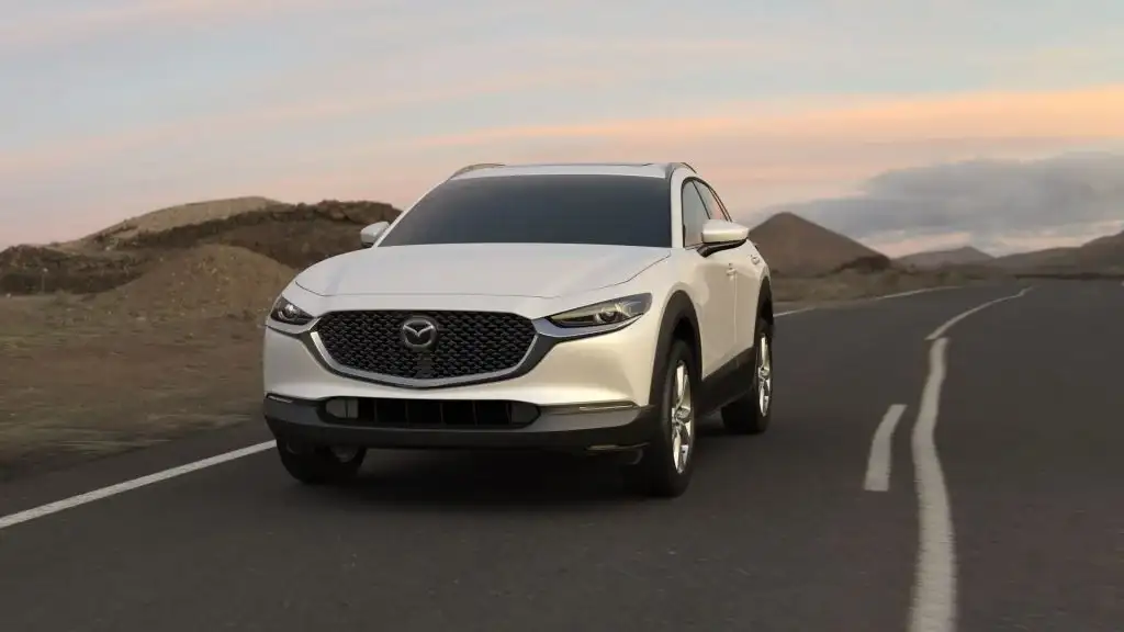 2021 Mazda CX-30 in Snowflake White Pearl Mica 