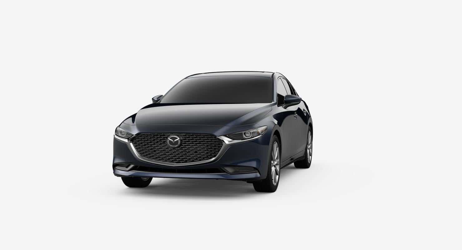 2019 Mazda3 in Deep Crystal Blue 