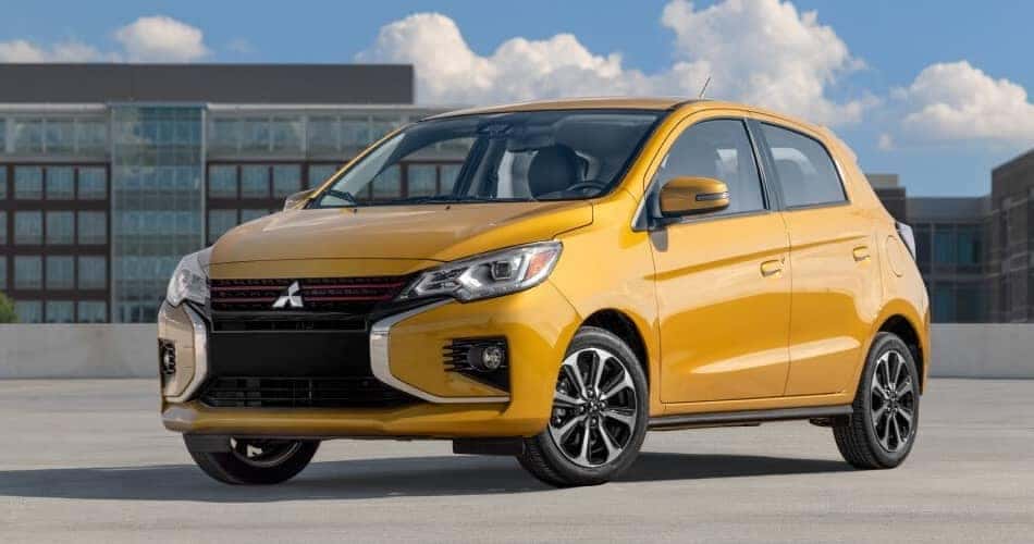 2022 Mitsubishi Mirage front side view parked