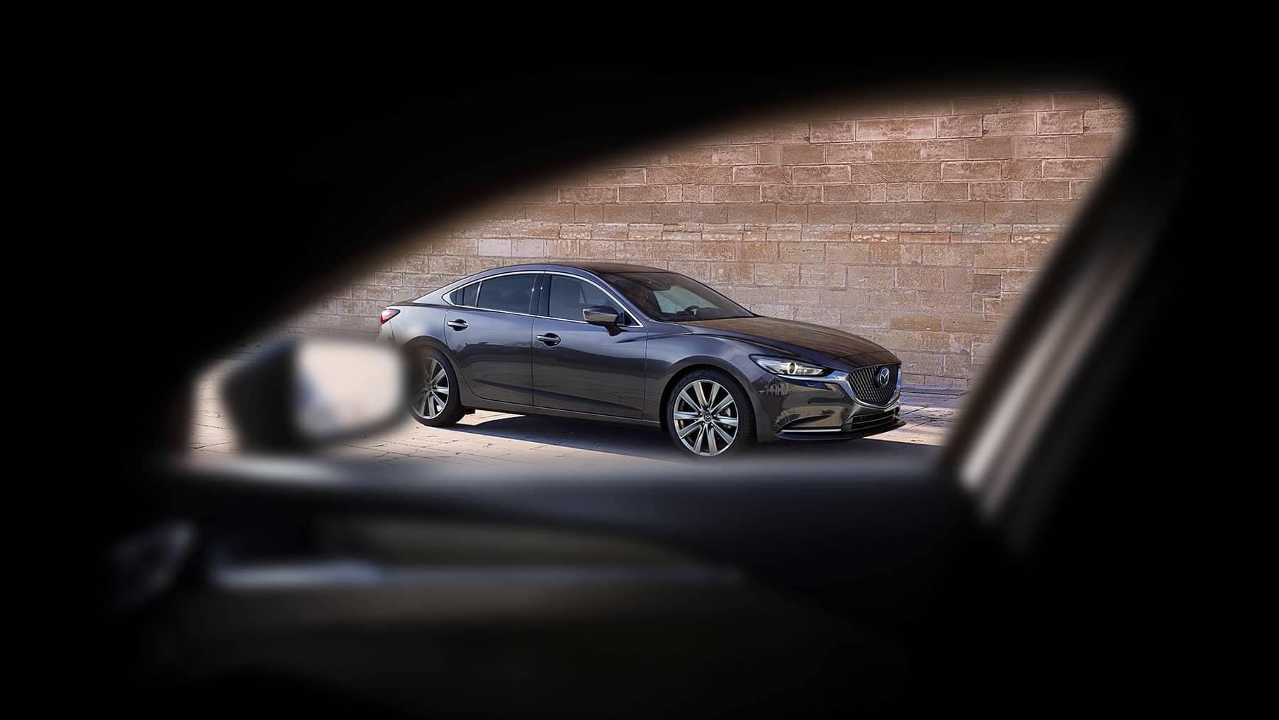 view of Mazda6 through window