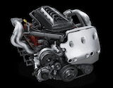The brand new LT2 V8 power plant for the C8 Corvette