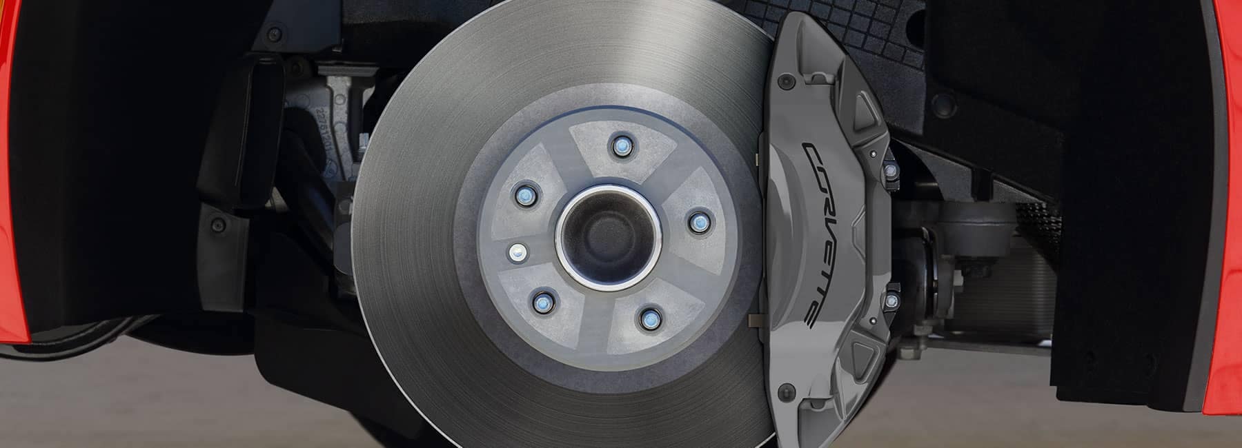 2019 Chevrolet Parts banner image of a Corvette break disk