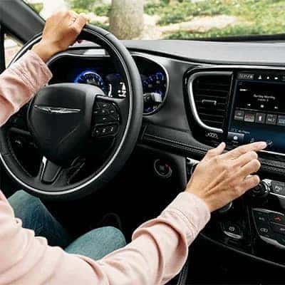 Customer driving a vehicle