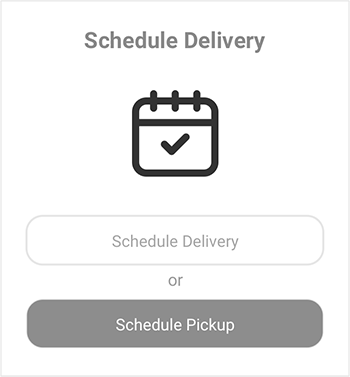 Schedule delivery