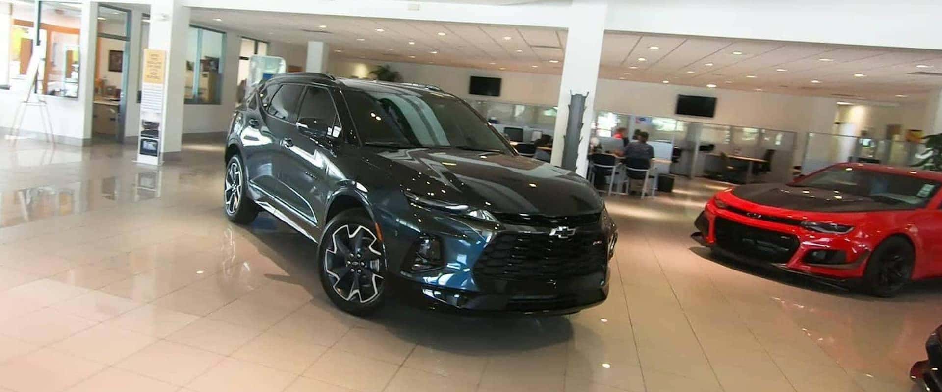 Regal Chevrolet Interior Showroom with a Black Vehicle