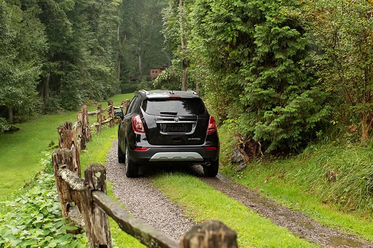 2020 Buick Encore on a Forest Path