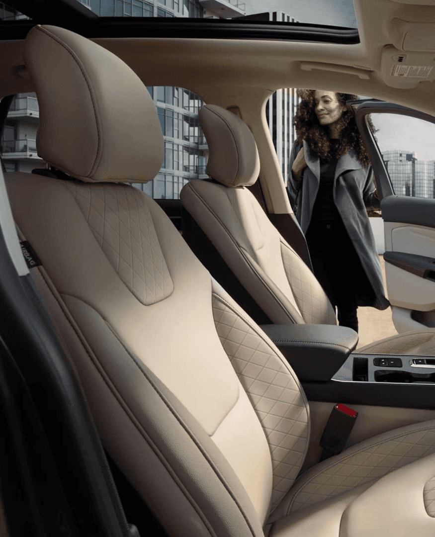 Interior of a Ford Edge