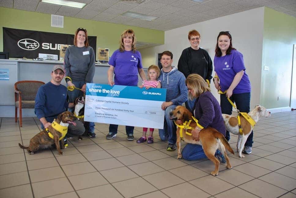 2016 Subaru Share the Love - Colonial Capital Humane Society