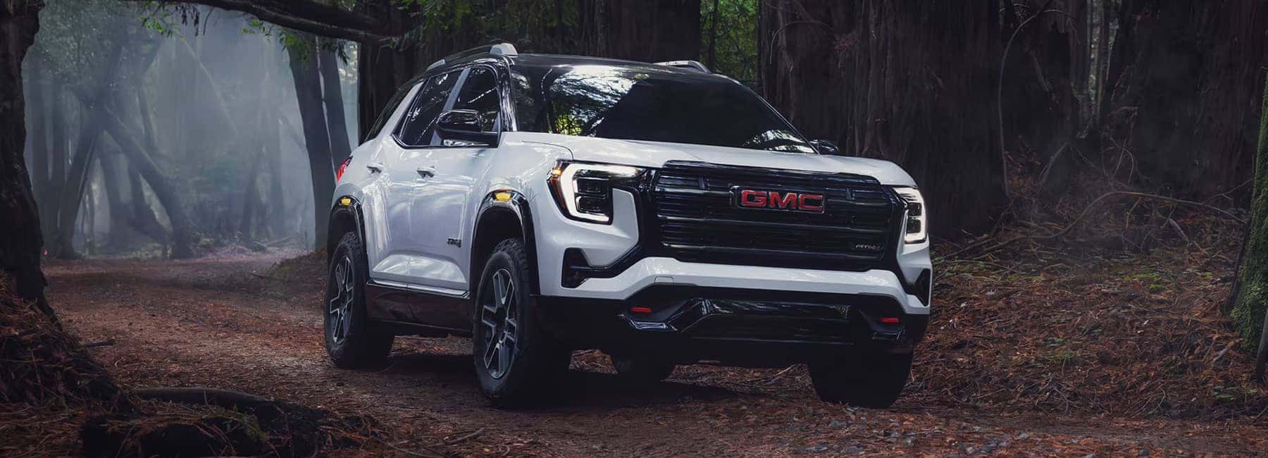 2026 GMC Terrain drives in woods