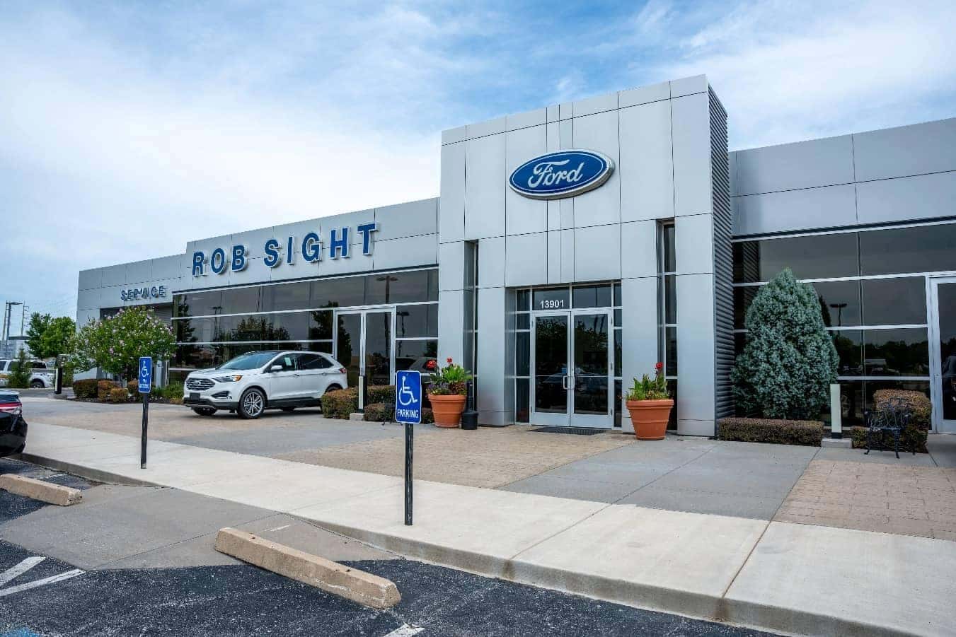 Exterior shot of Rob Sight Ford angled
