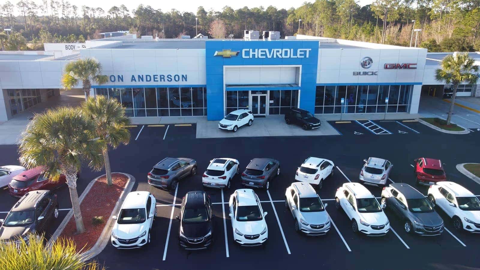 Exterior photo of Ron Anderson Buick GMC dealership