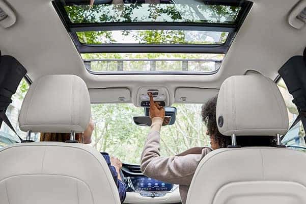 opening sunroof from the inside