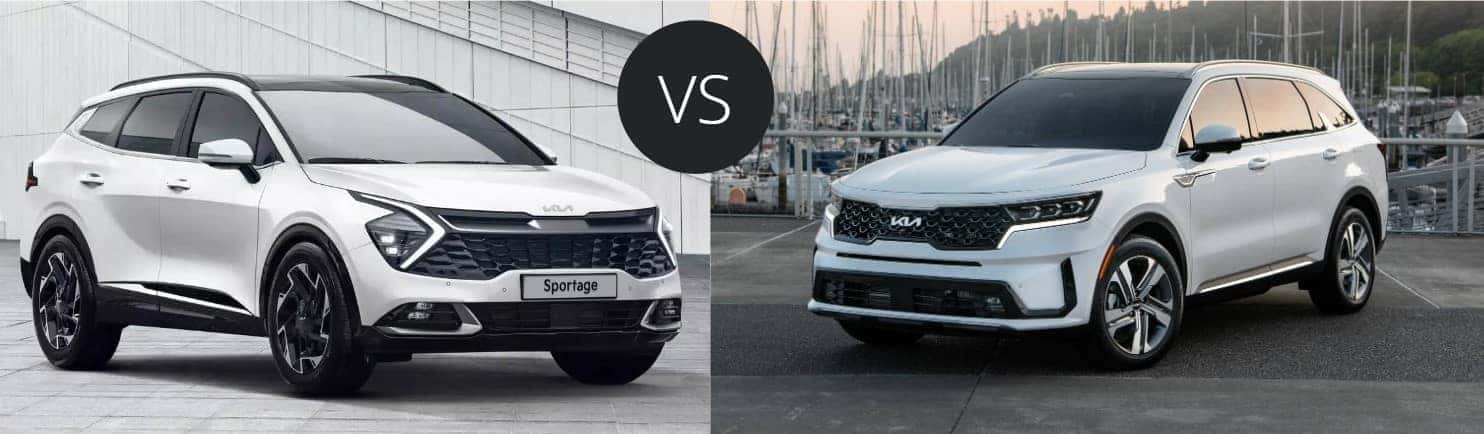 Compare SUVs: Sportage vs Sorento