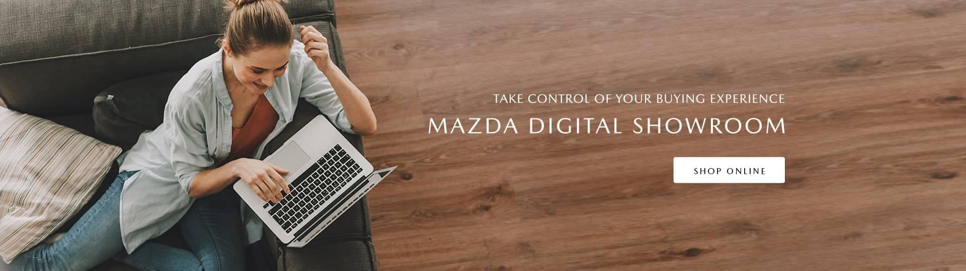 Mazda Digital showroom, shop from home