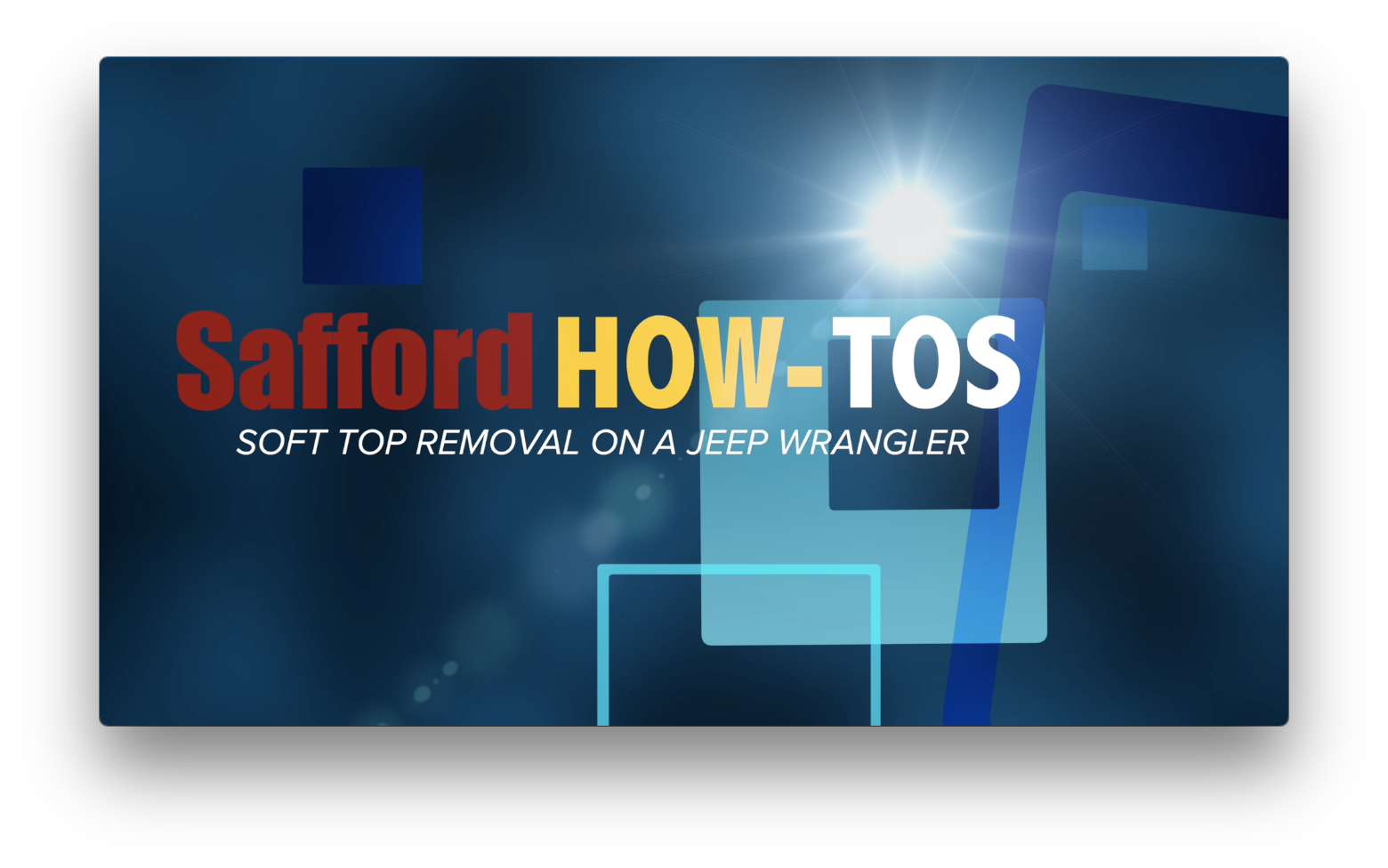 Wrangler Soft Top Removal