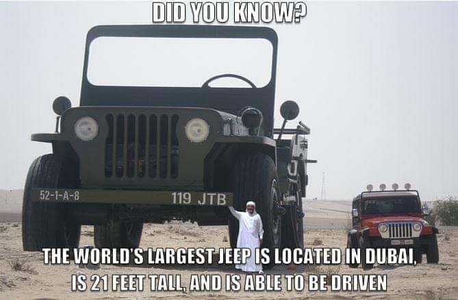 The Quirky and True Story Behind the World's Largest Jeep