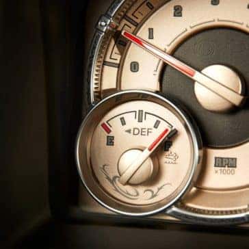 2018 Ram 1500 Gear cluster detail