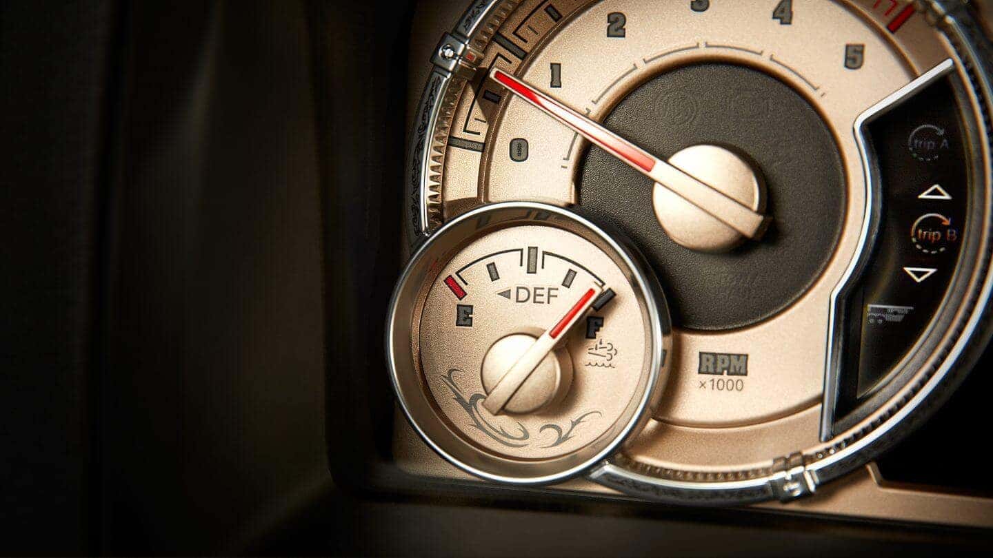 2018 Ram 1500 Gear cluster detail