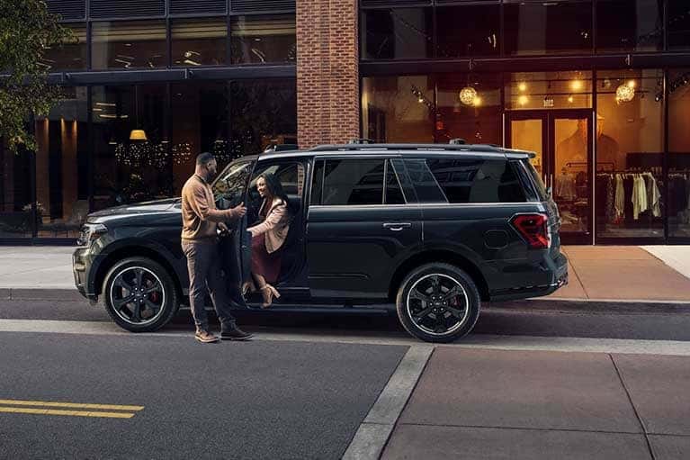 2023 Expedition parked in city