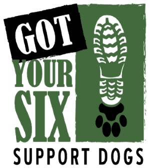 Got your six support dogs logo