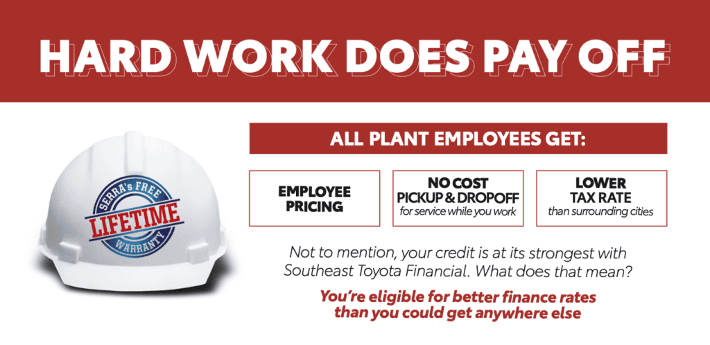 Plant Worker Toyota Discount Decatur AL Special Offers Lease Deals