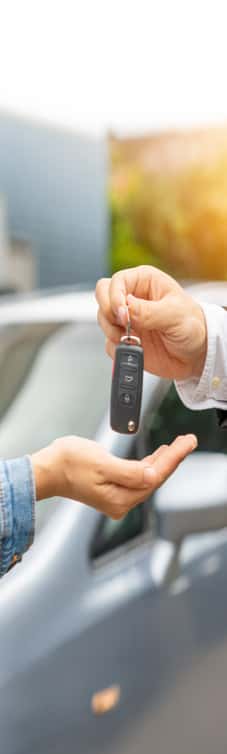 Handing over keys