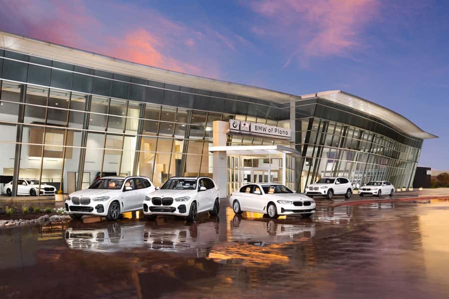 View from outside dealership