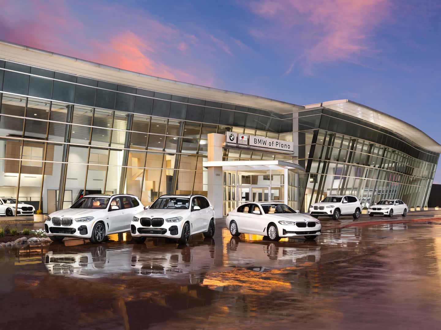View from outside dealership