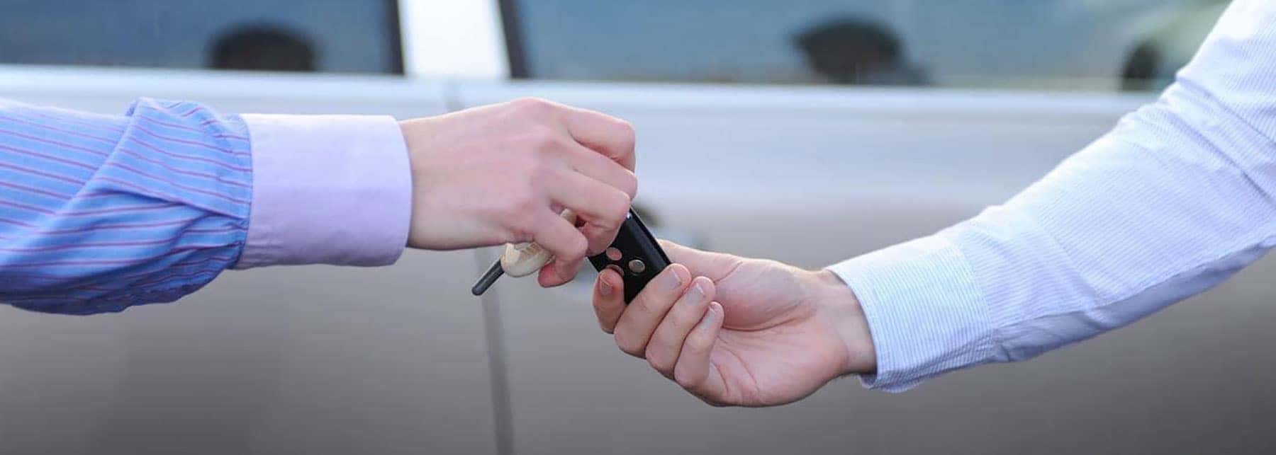 Handing over keys