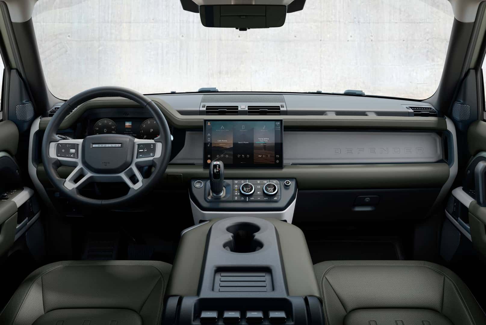Interior of a car