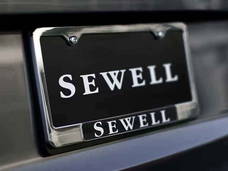 Sewell license plate
