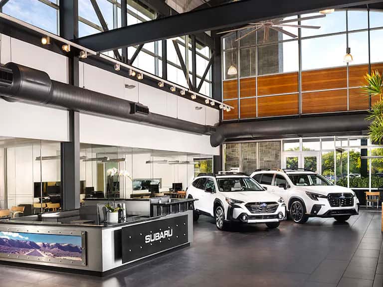 Cars In Showroom