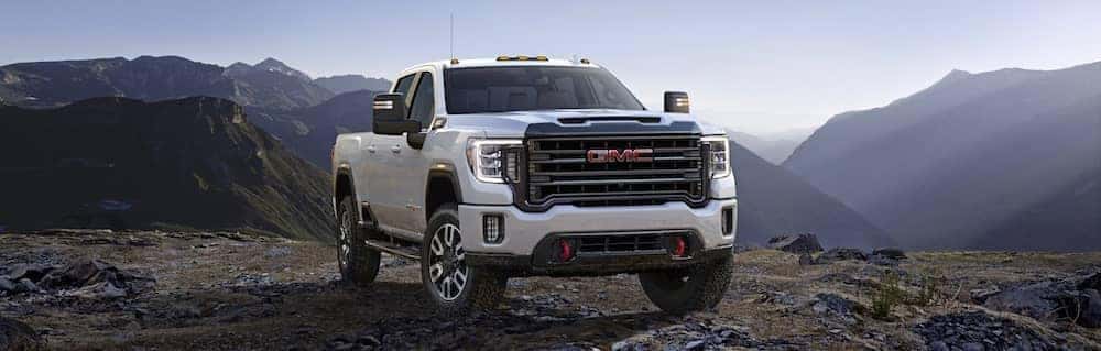 White GMC Truck