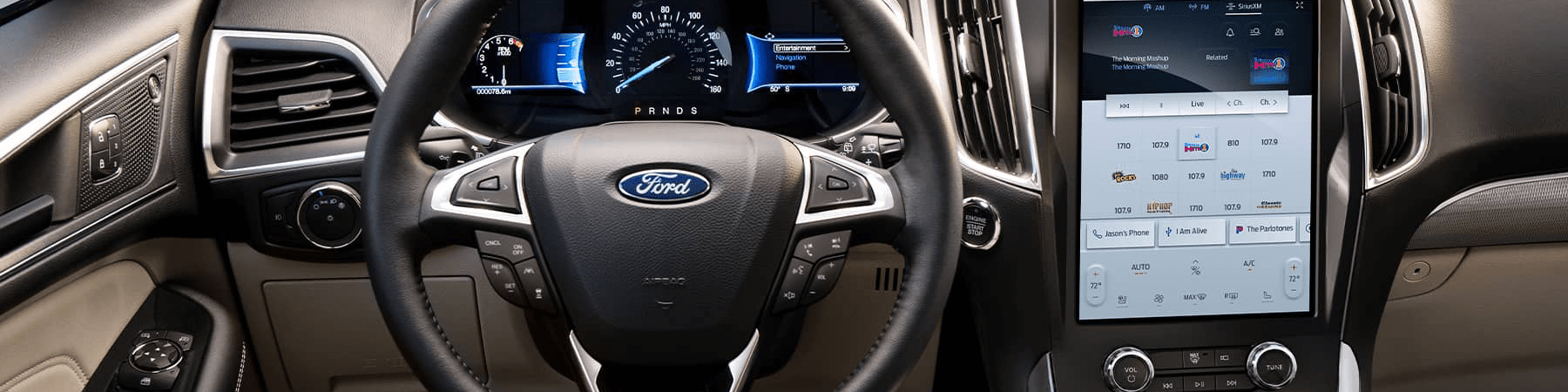 2021 Ford Edge interior dashboard
