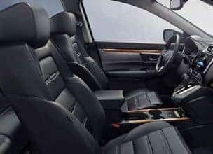 leather-trimmed interior